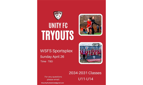 Unity FC U11 - U14 2034-2031 Classes 